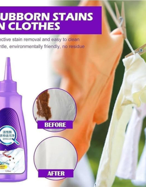 Active Enzyme Clothing Stain Removal Agent, Stain Remover, Clothing Stain Remover (Pack of 2)